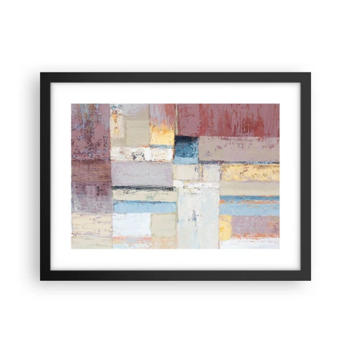 Poszter fehér keretben - A geometria nyugalma - 40x30 cm