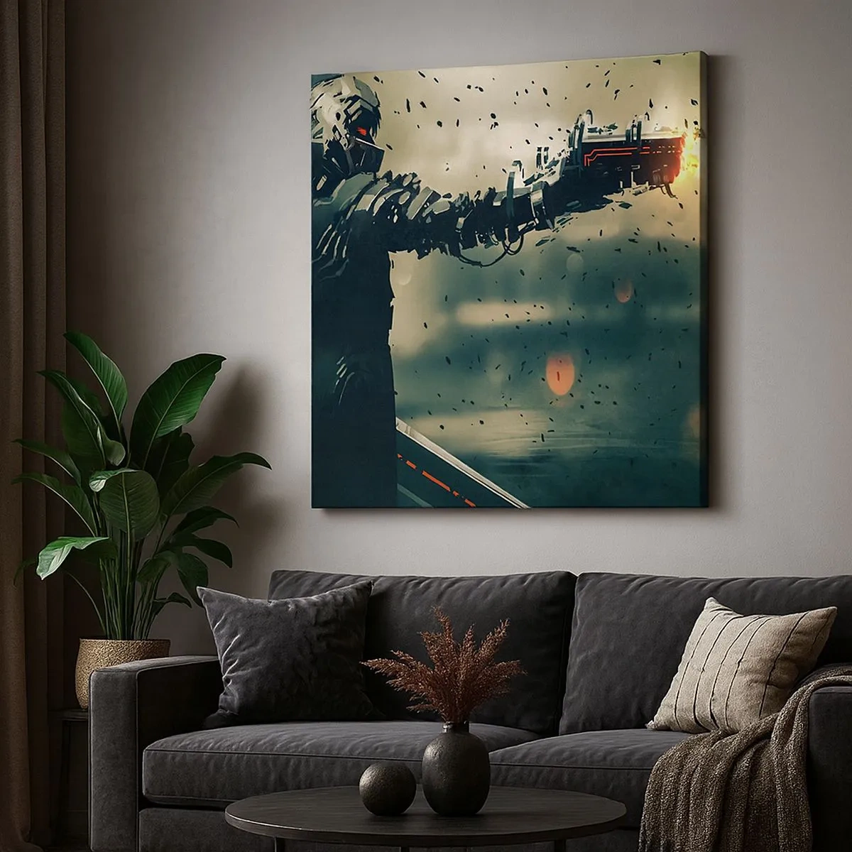 Vászonkép - Halálos fegyver – A saját Terminátor - 30x30 cm