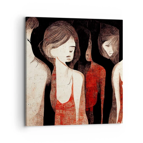 Vászonkép - A sötétség madonnái - 70x70 cm