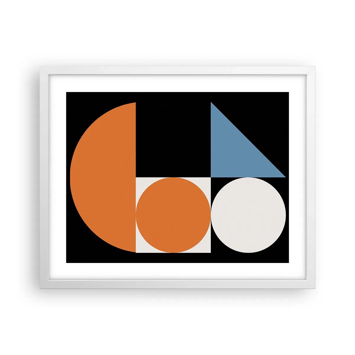 Poszter fekete keretben - Képletes rendszer - 50x40 cm