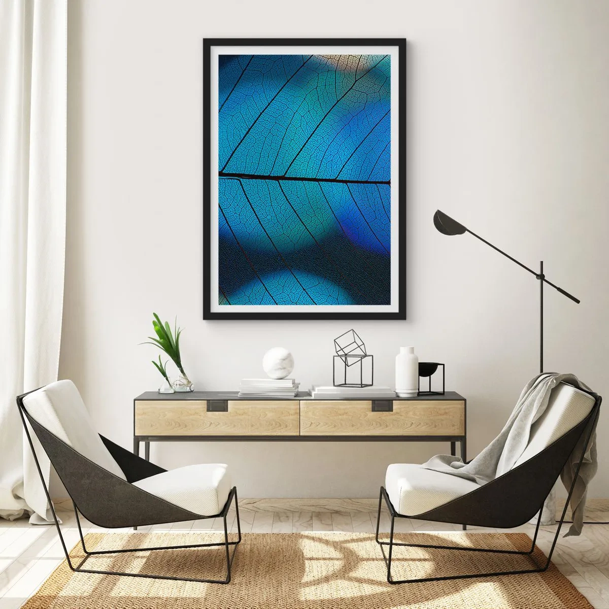 Poszter fehér keretben - Bonyolult konstrukció - 30x40 cm