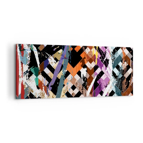 Vászonkép - A négyzeten - 100x40 cm