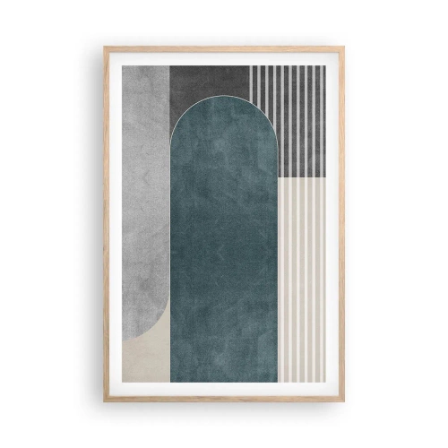 Poszter világos tölgy keretben - Vízszintes kompozíció - 61x91 cm