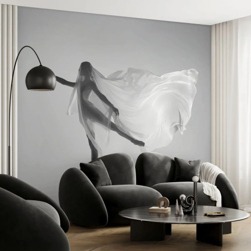 Fotótapéta Premium Sand - Könnyedség és kecsesség - Nő, Tánc, Modell - 400x280 cm
