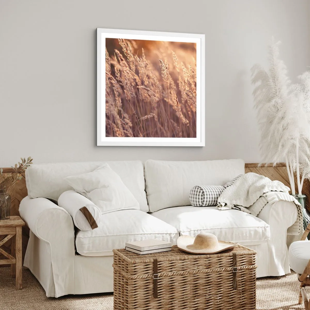 Poszter fekete keretben - Készen az ősz fogadására - 60x60 cm