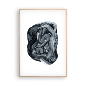 Poszter világos tölgy keretben - Ez nem olyan egyszerű - 70x100 cm