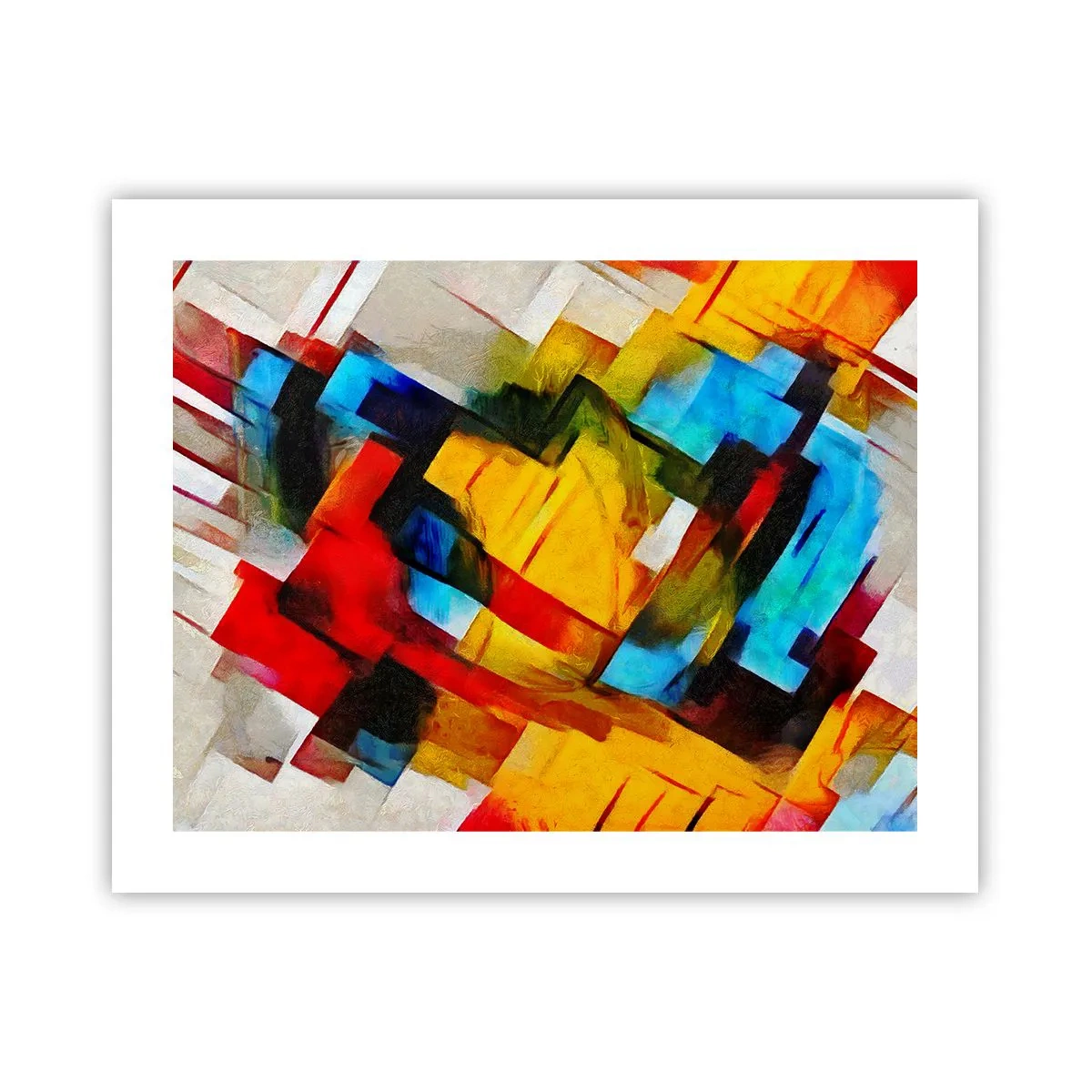 Poszter - Többszínű réteges - 50x40 cm
