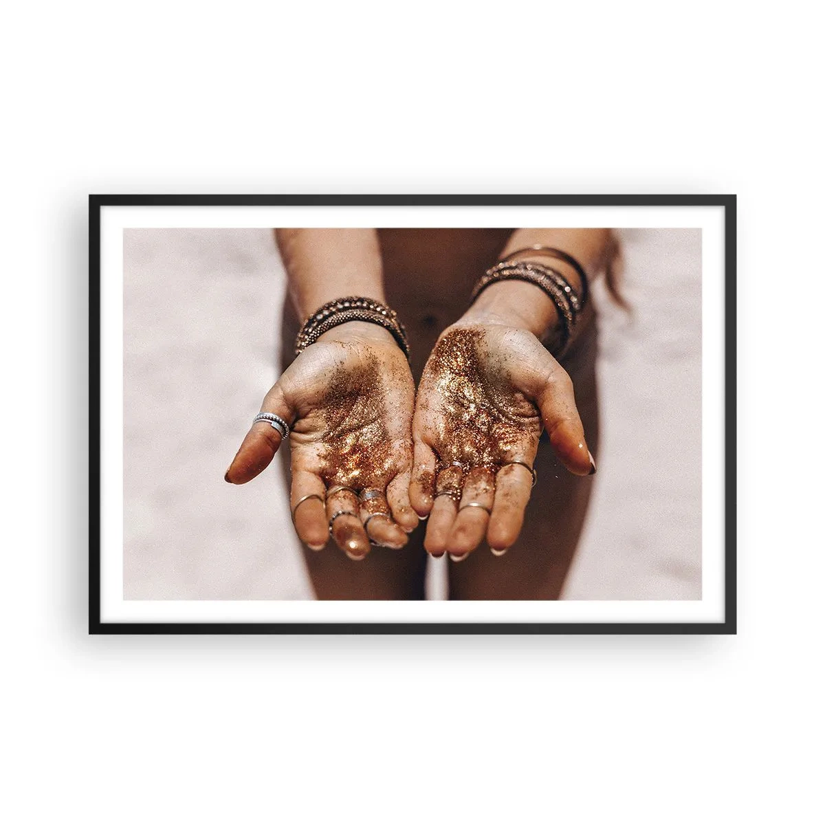 Poszter fehér keretben - Ajándék neked - 91x61 cm