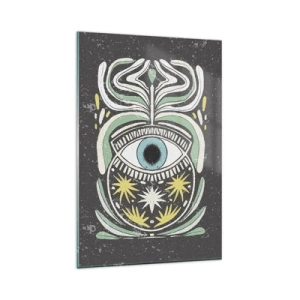 Üveg kép - Törzsi rituálék - 80x120 cm