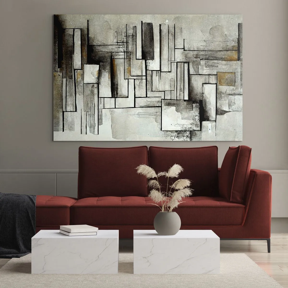 Üveg kép - Az egyszerűség ereje - 120x80 cm