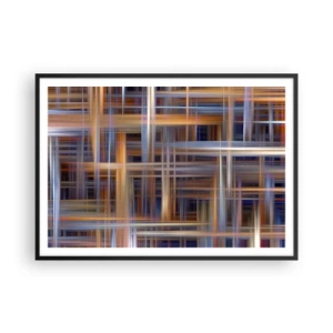 Poszter fehér keretben - Fényből szőtt - 100x70 cm