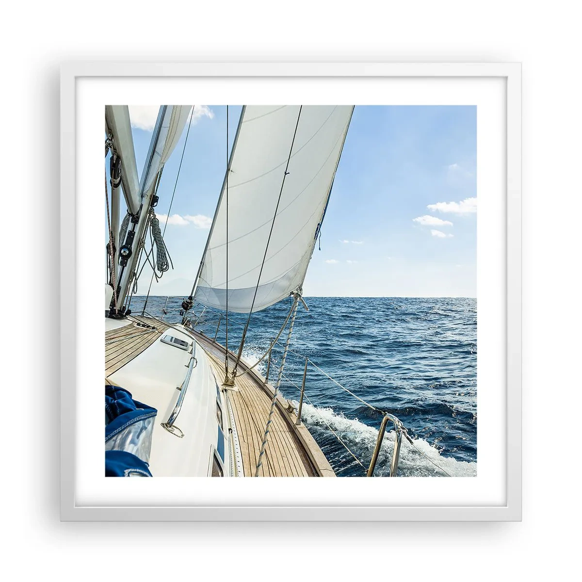 Poszter fekete keretben - Ó, kaland - 50x50 cm