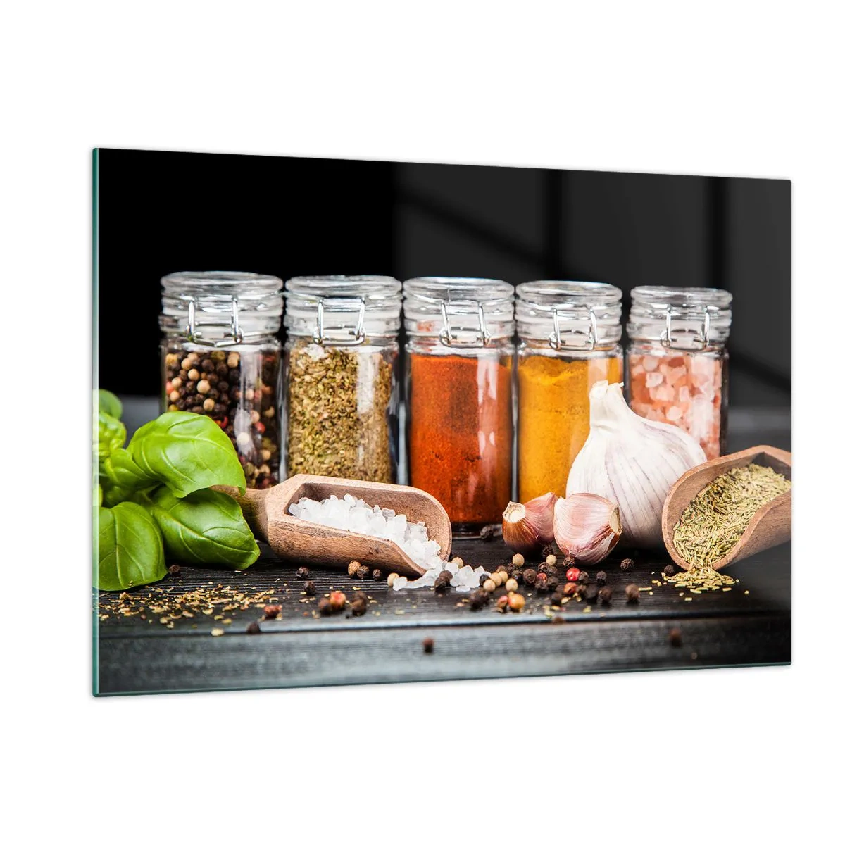 Üveg kép - Hogy az életnek legyen íze - 120x80 cm