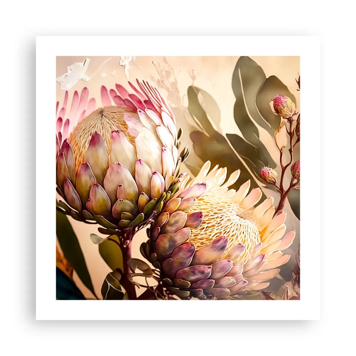 Poszter - Gyengéden átölelve - 50x50 cm