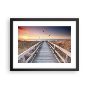 Poszter fehér keretben - Repülési tér - 40x30 cm