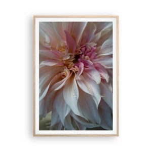 Poszter világos tölgy keretben - Virágzó frissesség - 70x100 cm