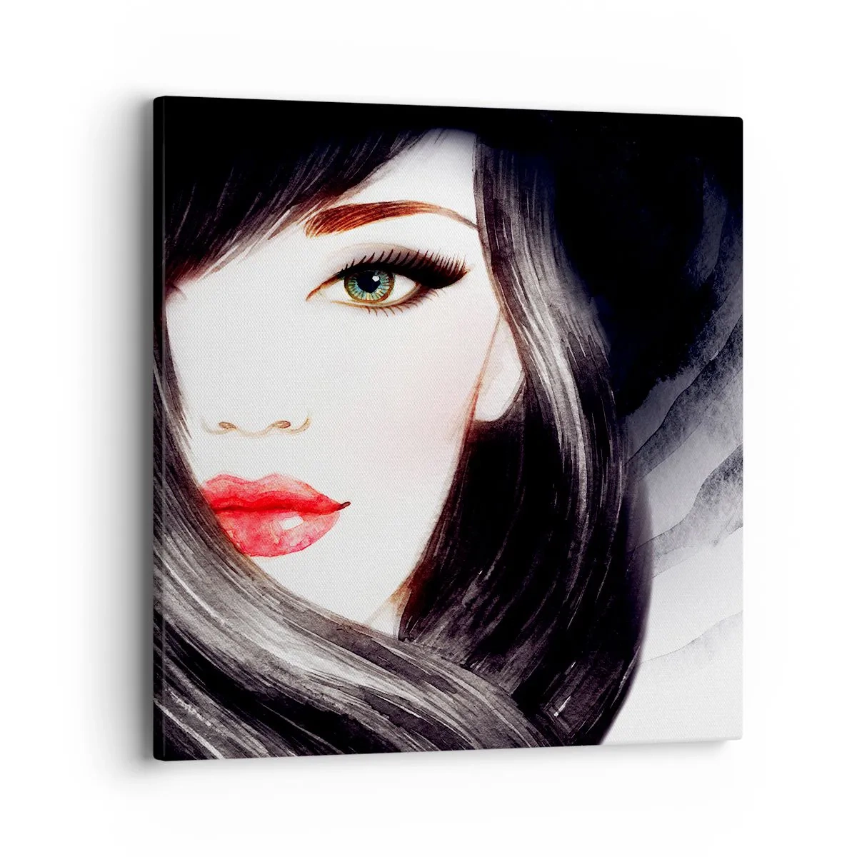 Vászonkép - Zafír tekintet - 40x40 cm