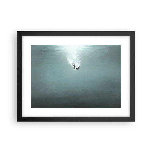 Poszter fehér keretben - Az óceán ölelésében - 40x30 cm