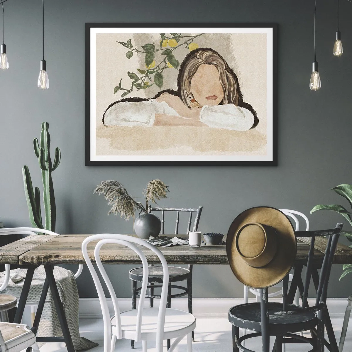 Poszter fehér keretben - Déli szépség - 100x70 cm