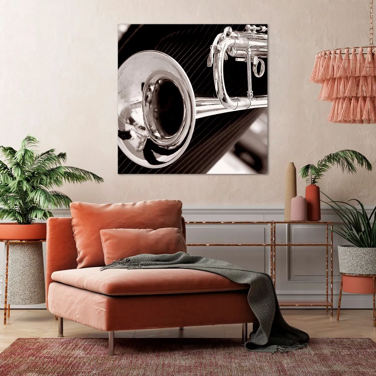 Vászonkép - Zenei utazás az 1930-as évekbe - 40x40 cm