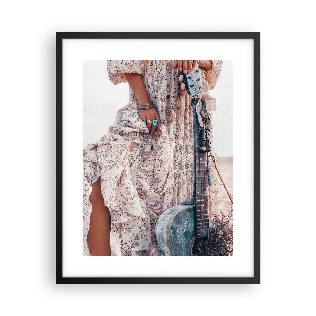 Poszter fehér keretben - Hippik az úton - 40x50 cm