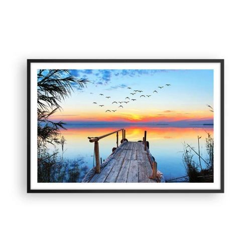 Poszter fehér keretben - Ideje visszamenni… - 91x61 cm