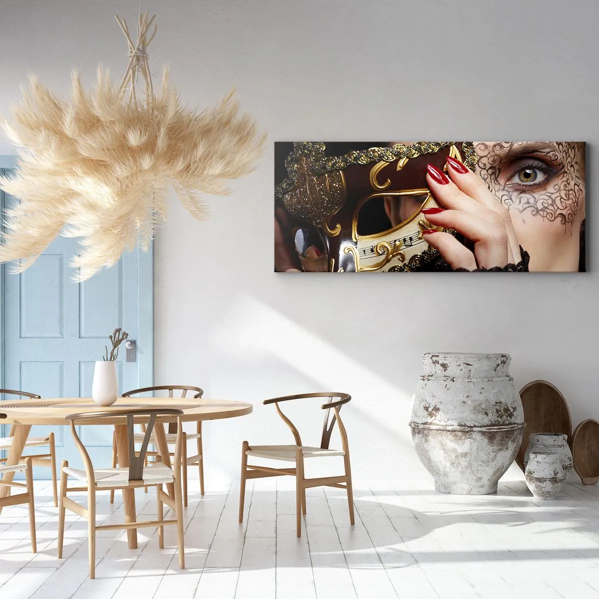 Vászonkép - Az én világom barokk - 90x30 cm