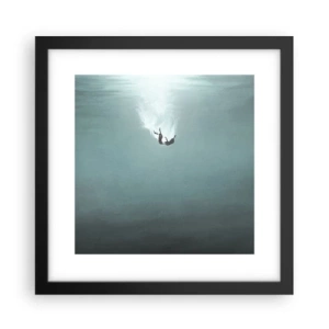 Poszter fehér keretben - Az óceán ölelésében - 30x30 cm