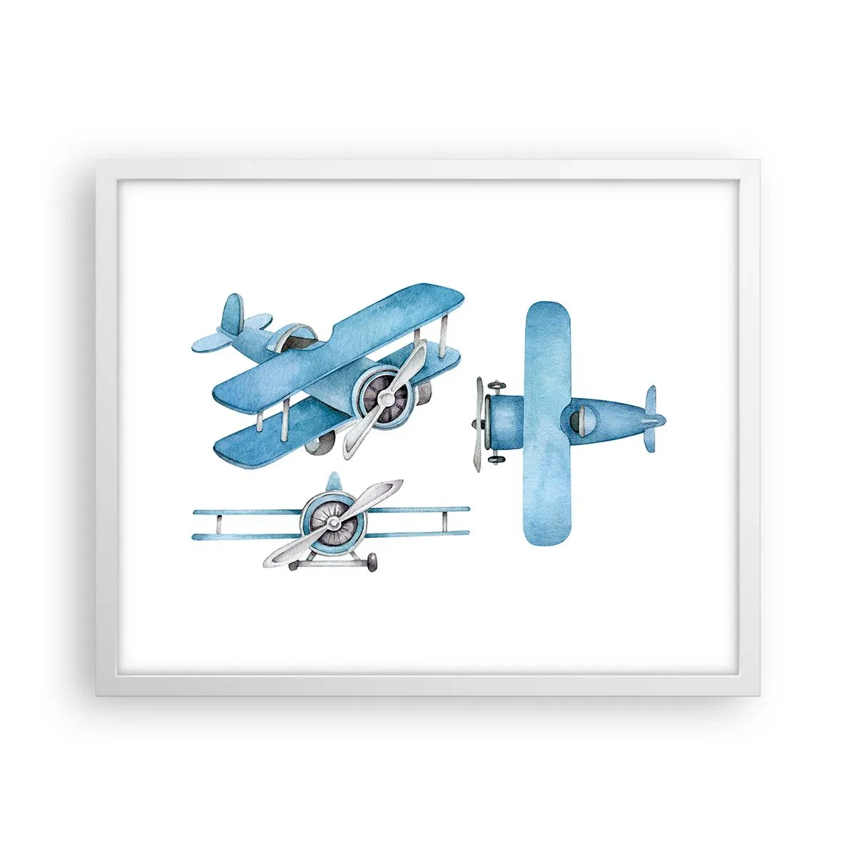 Poszter fekete keretben - Egy született győztes - 50x40 cm