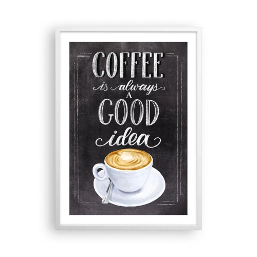 Poszter fekete keretben - Of course! - 50x70 cm