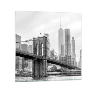 Üveg kép - New York-i hangulat - 70x70 cm