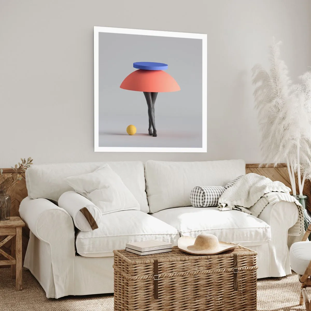 Poszter - Szürreális kompozíció - 60x60 cm