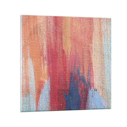 Üveg kép - Szivárványon kiúszva - 60x60 cm