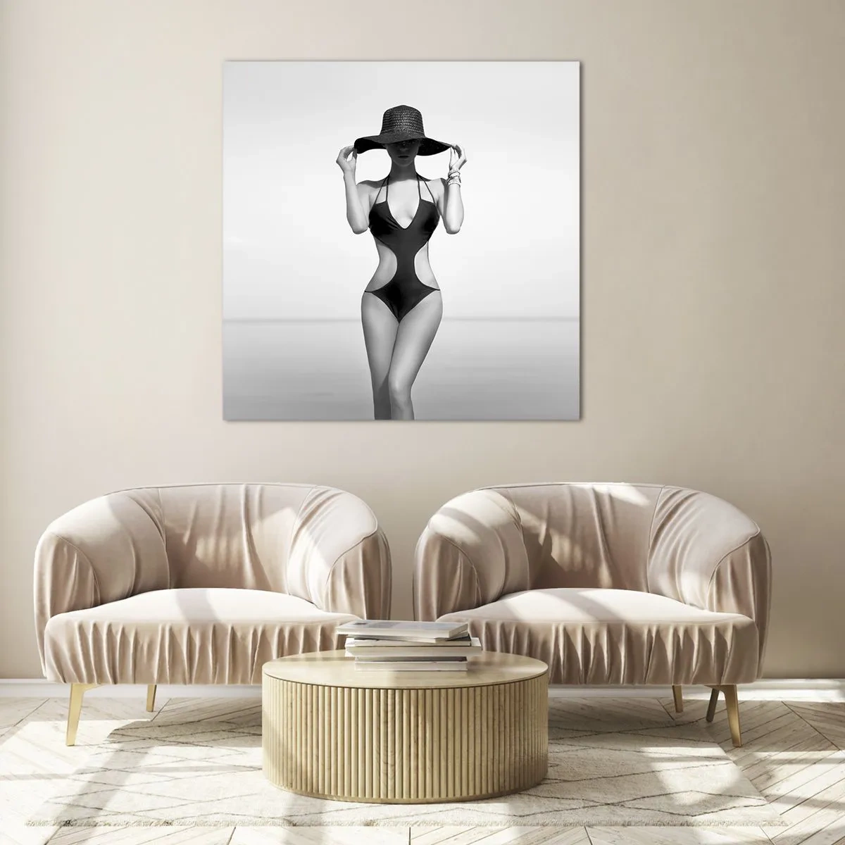 Üveg kép - A nevem Elegance - 30x30 cm