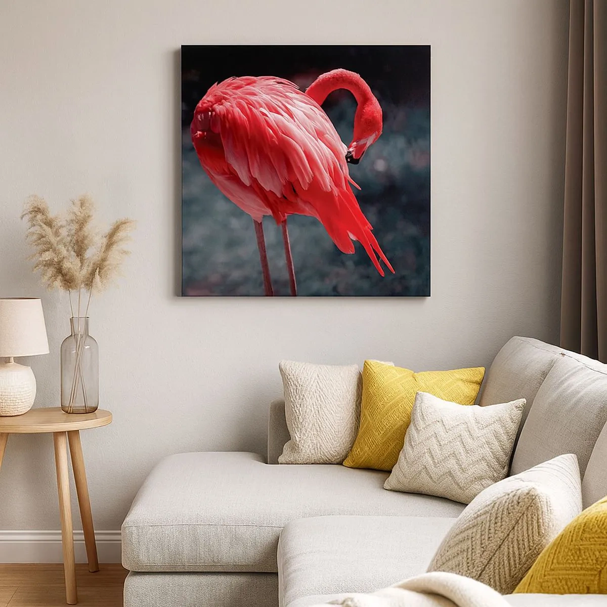 Vászonkép - A természet karmazsinvörös verse - 30x30 cm