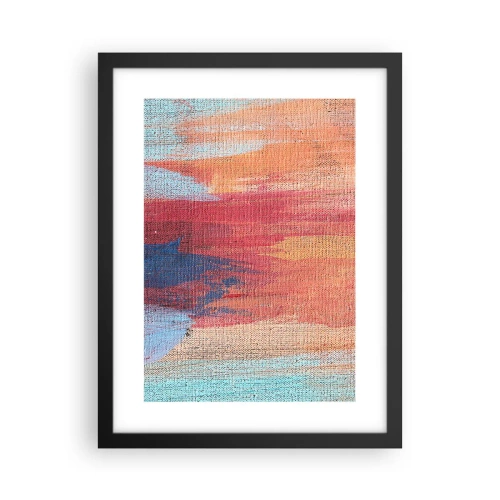 Poszter fehér keretben - Szivárványon  kiúszva - 30x40 cm