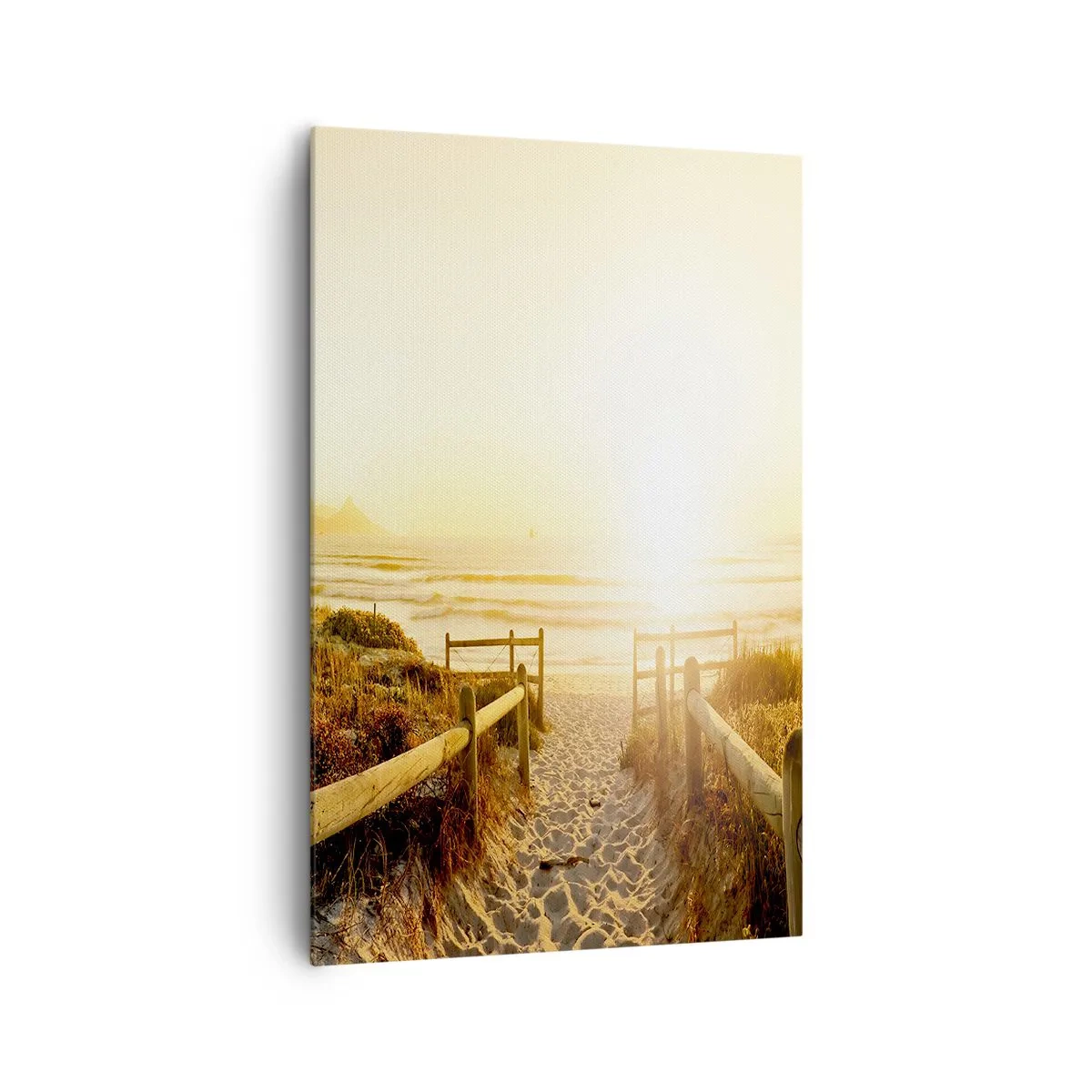 Vászonkép - A dűnén túl, a nap felé - 80x120 cm