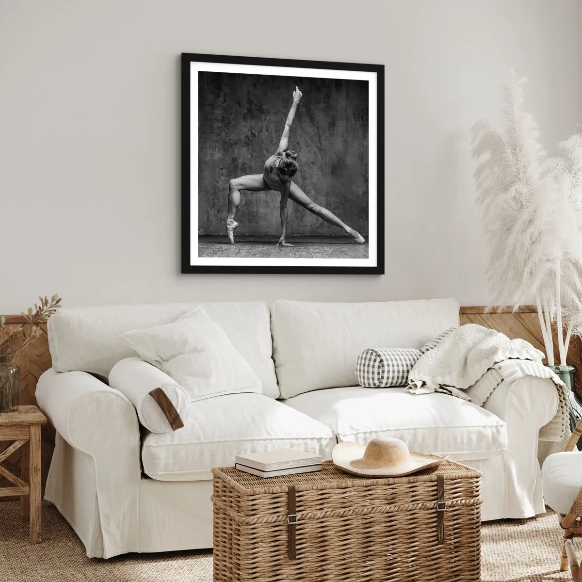 Poszter fehér keretben - Az egyensúly eszménye - 40x40 cm
