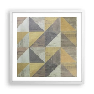 Poszter fekete keretben - A háromszög szögében - 50x50 cm