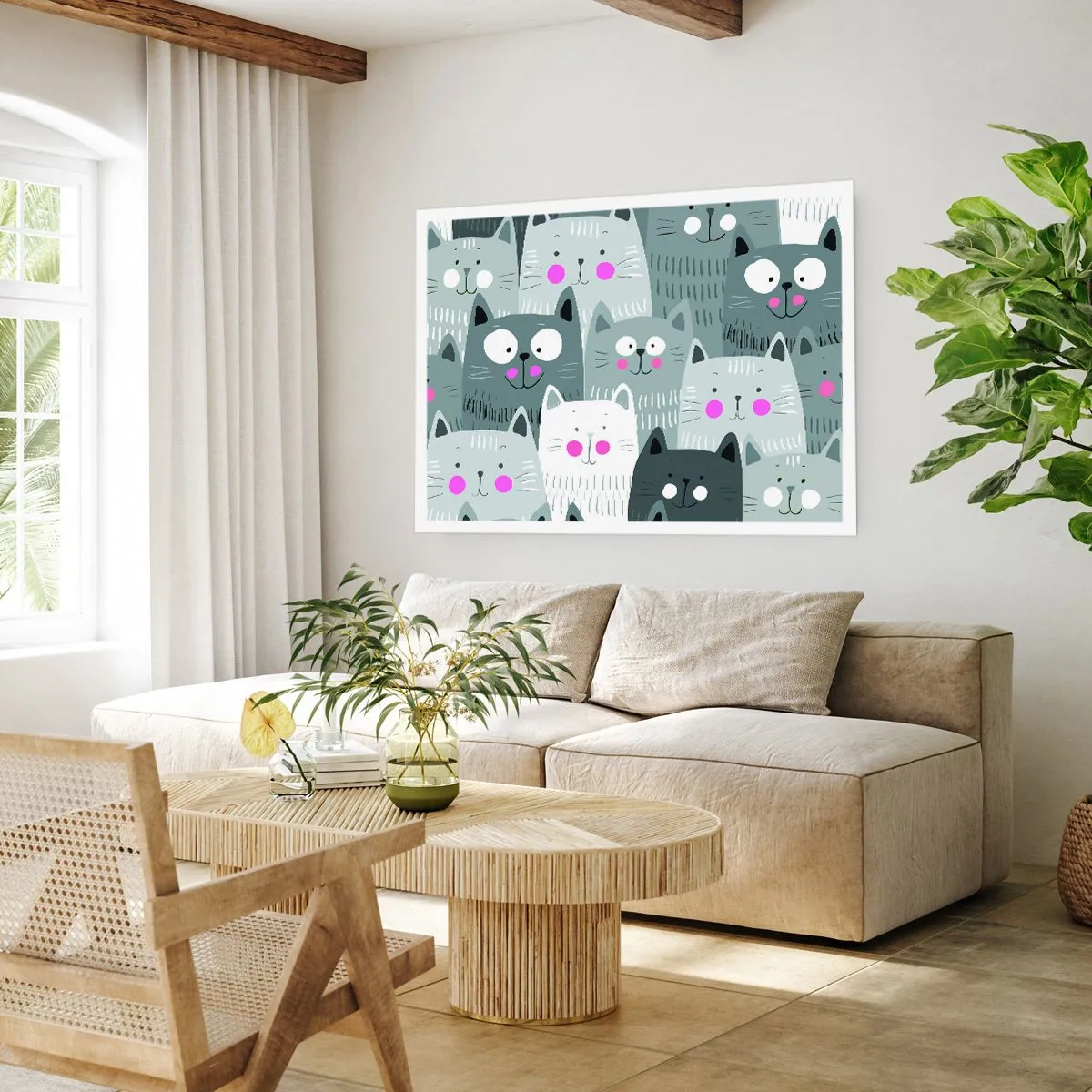 Poszter - A macska világa - 91x61 cm