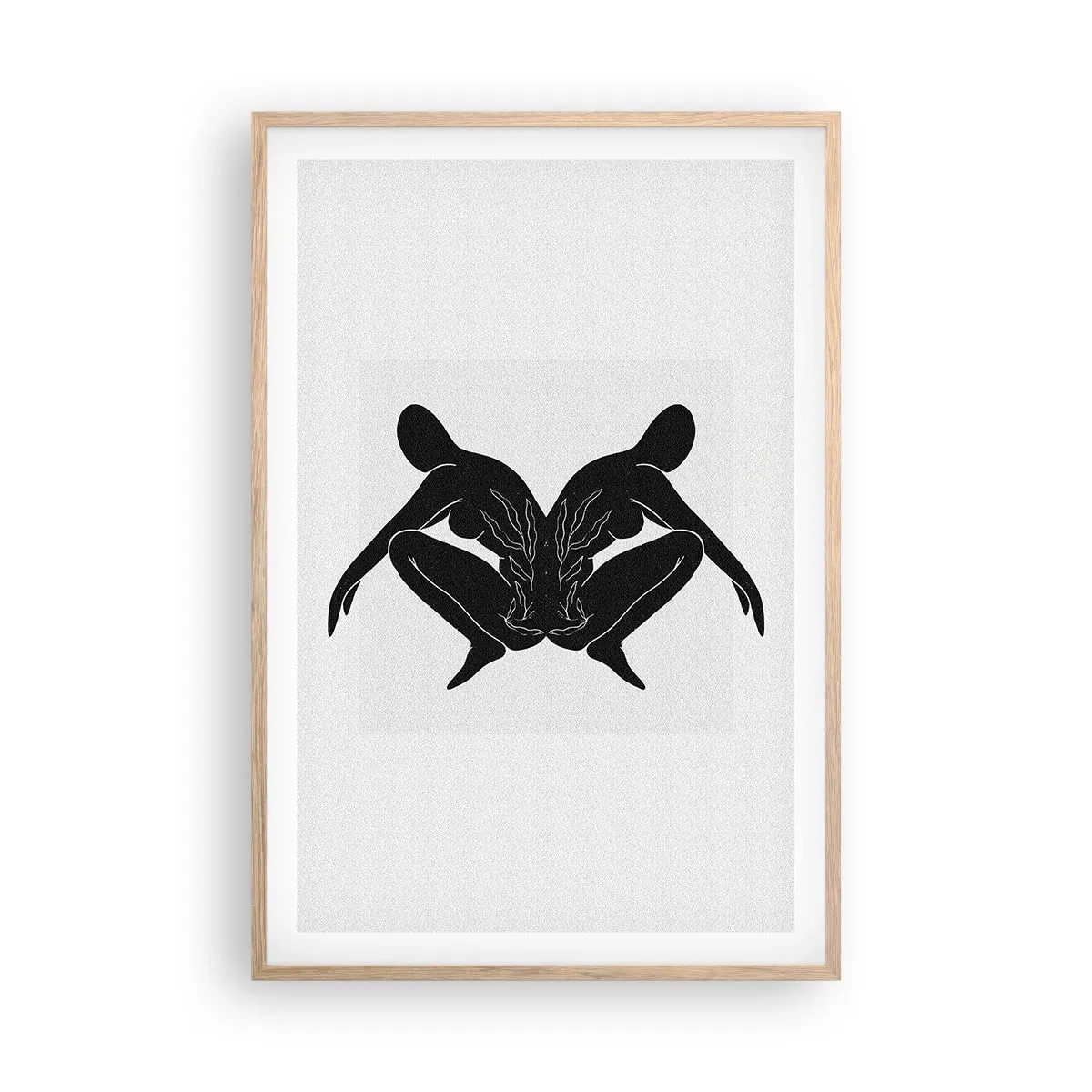 Poszter világos tölgy keretben - Egy közös lélek - 61x91 cm