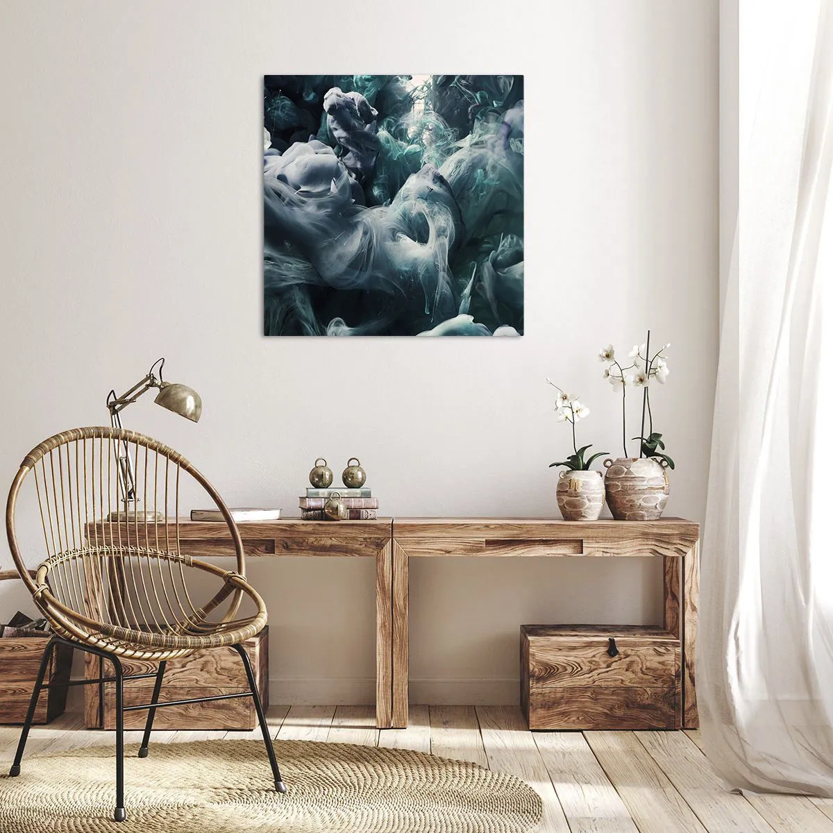 Vászonkép - A színek mozgása - 50x50 cm