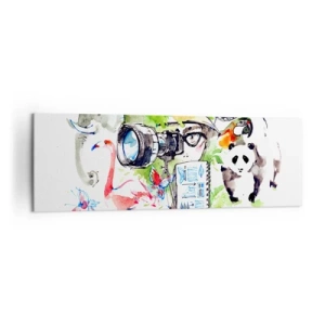 Vászonkép - Az utazó lencséjében - 160x50 cm