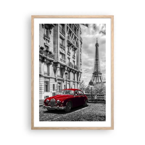 Poszter világos tölgy keretben - Ragadozó a városban - 50x70 cm