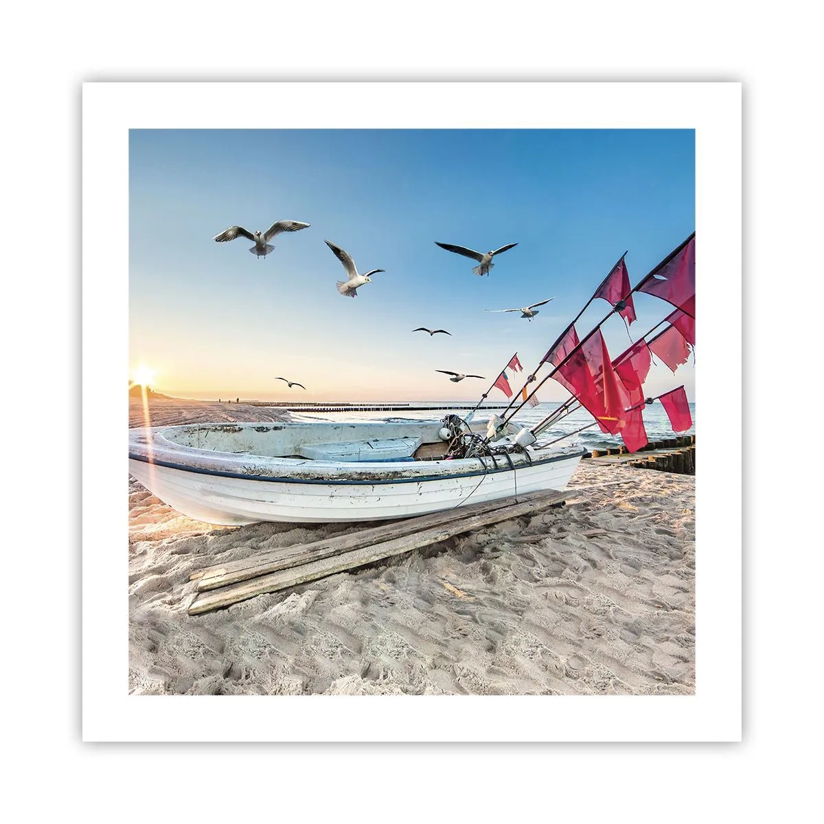 Poszter - Megérdemelt pihenés - 50x50 cm