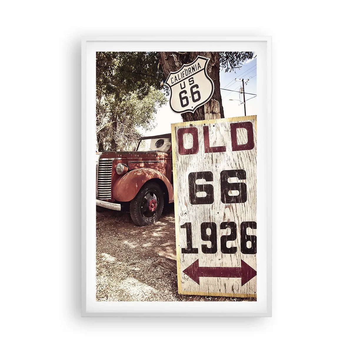 Poszter fekete keretben - Az amerikai tartomány legendája - 61x91 cm