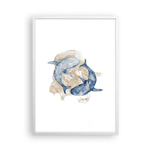 Poszter fekete keretben - Barátság vagy szerelem? - 50x70 cm