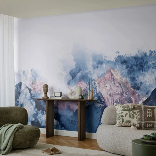 Fotótapéta Standard Eco - Ezek a csúcsok! - Absztrakció, Darab, Hegyek - 450x315 cm