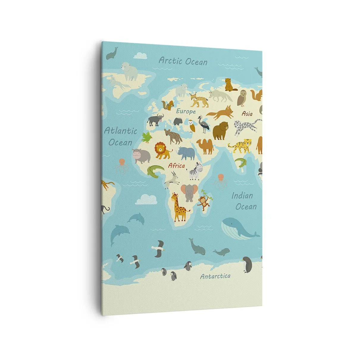 Vászonkép - Jó szomszédok - 80x120 cm