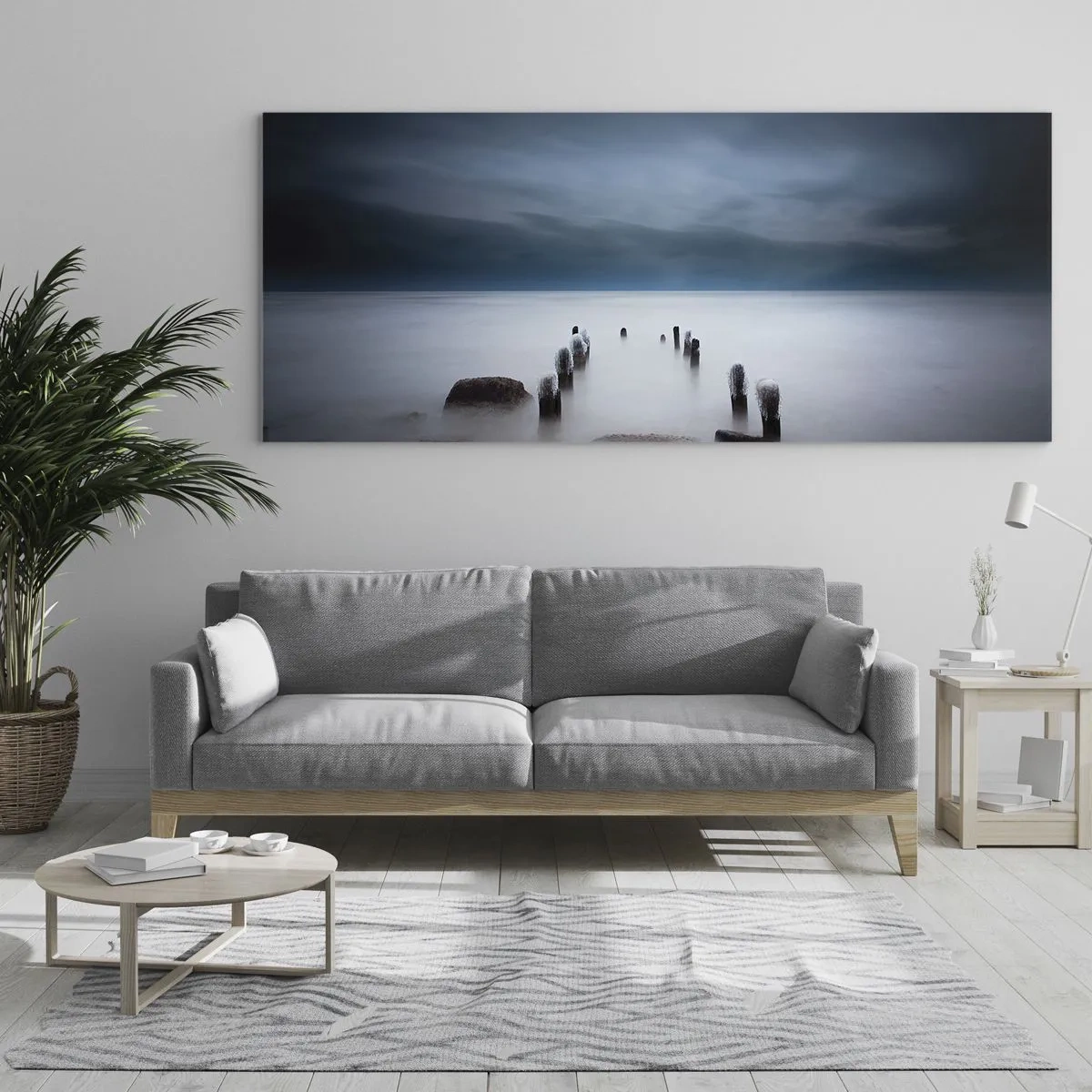 Üveg kép - Töprengő tó - 120x50 cm
